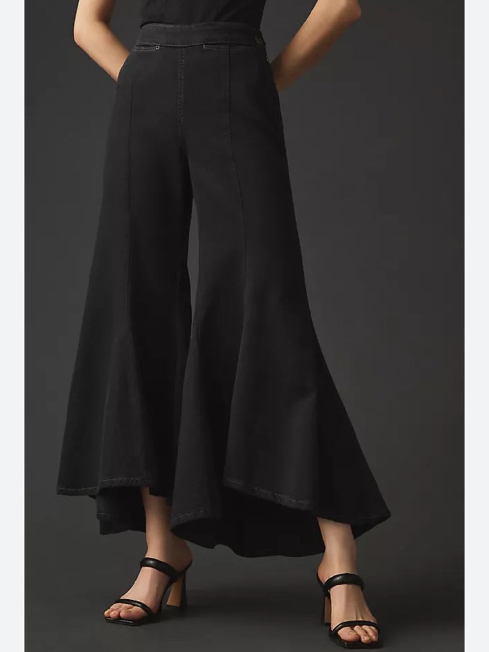 Pilcro Cha Cha High-Rise Flare Jeans